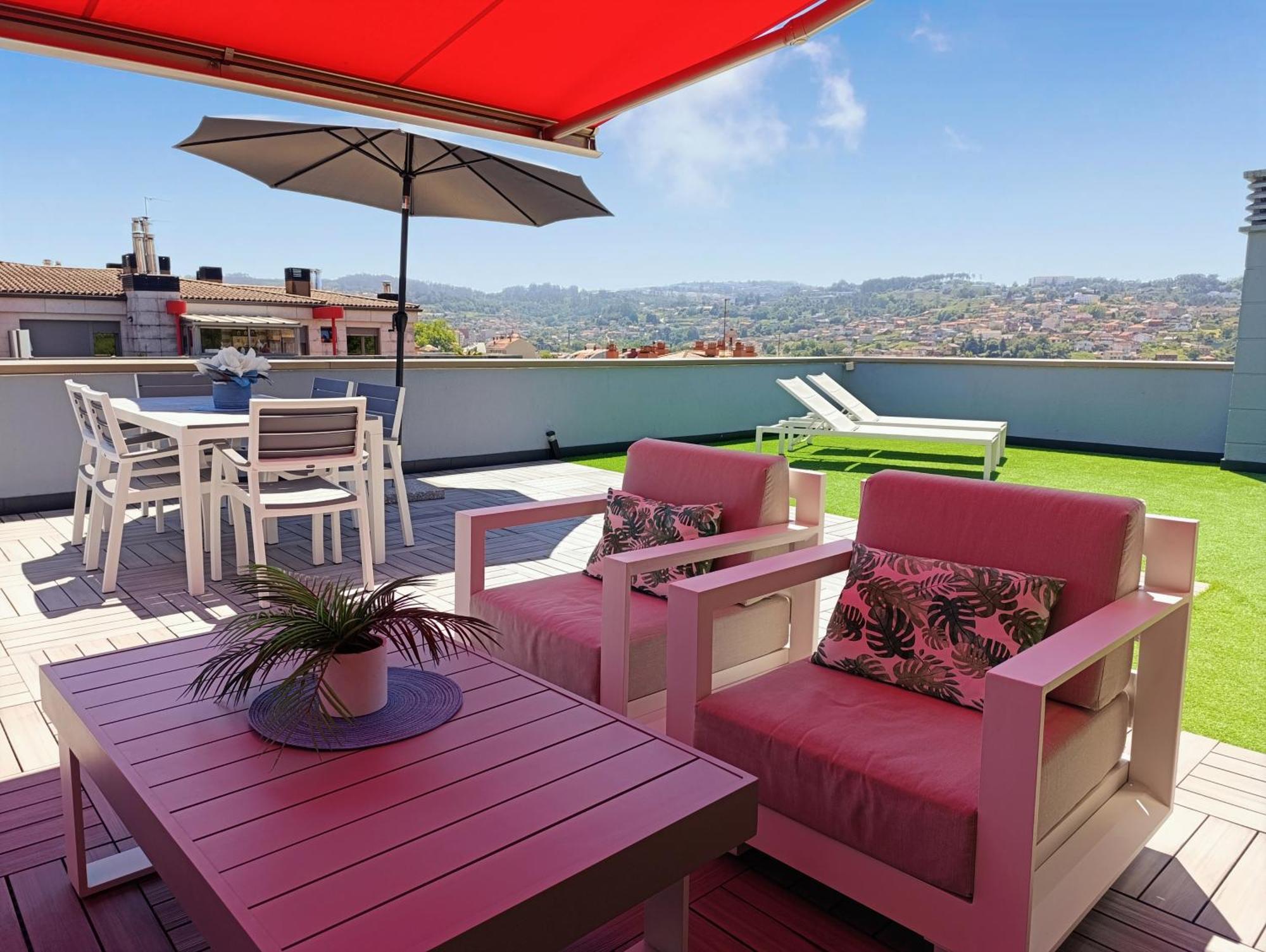 Appartement Atico Chill-Out De Lujo Con Piscina Y Parking Gratis à Vigo Extérieur photo